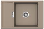SCHOCK Mono D-100XS Cristadur Green Line Twilight gránit mosogatótálca, szifonnal, taupe szürke, beépíthető (6426980541748)