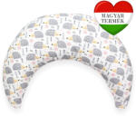 Scamp félhold szoptatós párna pamutvászon huzattal /HedgehogGrey () (HALFMOON040)