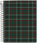 Miquelrius spirálfüzet, A6, 100 lap, sima, színregiszteres, keményfedeles Highland-virágos (MR4416)