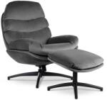 Vox bútor LIMA XL hintafunkciós forgófotel lábtartóval, grey