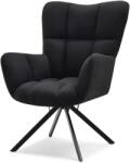 VOX bútor KIRA fotel, fekete