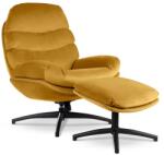 Vox bútor LIMA XL hintafunkciós forgófotel lábtartóval, honey