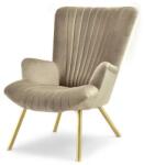VOX bútor LANZA fotel, homok színű-arany
