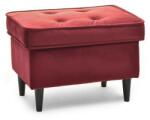 VOX bútor MALMO puff, bordó-fekete