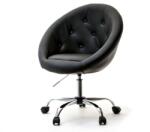 Vox bútor SALA 4 fekete forgófotel, görgős talp