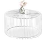 VOX bútor NAVIO XL dohányzóasztal, fehér márvány-fehér