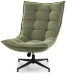 VOX bútor PALMO fotel, oliva zöld velúr