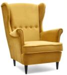 VOX bútor MALMO füles fotel, méz-fekete