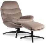 Vox bútor LIMA XL hintafunkciós forgófotel lábtartóval, light taupe