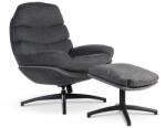 Vox bútor LIMA XL hintafunkciós forgófotel lábtartóval, anthracite