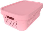 Elif Plastik Tároló doboz tetővel rózsaszín 5L szám: 11L