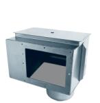 Astral Pool rozsdamentes acél szkimmer A-100, fólia nélküli beton medencékhez