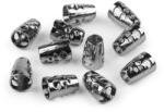 Fashion Díszes zsinórvég kupak 9, 5x14mm, 10db, fekete nikkel, 890509