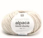 Rico Alpaca Chunky - 001 Cream - krémfehér gyapjú fonal