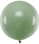  Kerek lufi 60 cm, pasztell rozmaringzöld (OLBOM-098)