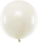  Kerek léggömb 60 cm, Pasztell világos krém (OLBOM-079J)