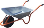 Hardmix Roaba pentru constructii si gradina Hardmix 100L, cadru portocaliu, roata pneumatica