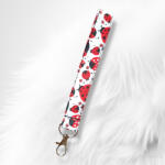  Kulcstartó, táskadísz és csuklópánt katica mintával