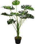 Art Planta artificiala, monstera cu ghiveci, verde, 85 cm (AR081730) - edanco