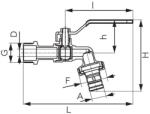 FERRO ROBINET GRADINA 1 2 DUBLU SERVICI KCN1 F-Comfort (KCN1)