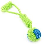 Reedog Jucărie de tras Reedog, frânghie din bumbac cu minge + mâner, 27 cm