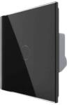 LIVOLO Intrerupator Simplu Wireless cu Touch LIVOLO - Serie Noua, negru, VL-FC1R-2G-2B (VL-FC1R-2G-2B)