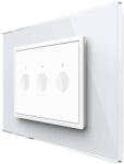 LIVOLO Intrerupator Triplu Wi-Fi cu Touch LIVOLO, standard italian Serie Noua, Alb, , VL-FC3NY-3WP-11 (VL-FC3NY-3WP-11)