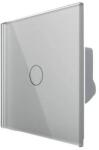 LIVOLO Intrerupator Simplu LIVOLO cu Touch - Serie Noua, gri, VL-FC1-2G-2I (VL-FC1-2G-2I)
