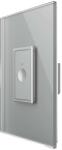 LIVOLO Intrerupator Simplu cu Touch Livolo cu Rama Din Sticla 1M, Zigbee - Serie Noua, gri, VL-FC1Z-1IP-15 (VL-FC1Z-1IP-15)