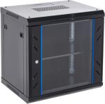 AsyTech Rack perete 12U 19' 600x450, capacitate incarcare 60 Kg, negru - ASYTECH Networking ASY-12U-6045WL (ASY-12U-6045WL)