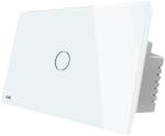 LIVOLO Buton sonerie cu touch Livolo din sticla, Standard italian, alb, VL-C901B-81 (VL-C901B-81)