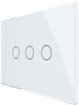 LIVOLO Intrerupator Triplu Cap Scara / Cruce Wi-Fi cu Touch LIVOLO, standard italian Serie Noua, alb, VL-FC3SNY-3G-11 (VL-FC3SNY-3G-11)