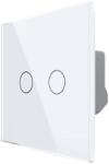 LIVOLO Intrerupator Dublu Cap Scara / Cruce cu Variator si Touch LIVOLO - Serie Noua, alb, VL-FC2SD2-2G-11 (VL-FC2SD2-2G-11)