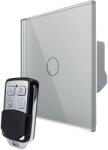 LIVOLO Intrerupator LIVOLO simplu wireless cu touch si telecomanda inclusa, gri, VL-C7-C1/701R-15 (VL-C7-C1/701R-15)