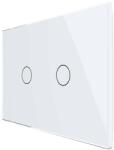 LIVOLO Intrerupator Dublu Cap Scara / Cruce Wireless LIVOLO cu Touch - Serie Noua, alb, VL-FC2SR-3G-11 (VL-FC2SR-3G-11)