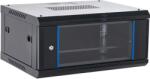 AsyTech Rack perete 4U 19'' 600x450, capacitate incarcare 60 Kg, negru - ASYTECH Networking ASY-4U-6045WL (ASY-4U-6045WL) - fluxone