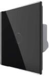 LIVOLO Intrerupator Simplu cu Touch Livolo din Sticla, Zigbee - Serie Noua, negru, VL-FC1Z-2G-2B (VL-FC1Z-2G-2B)