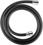 FERRO Fekete csavarodásmentes zuhany gégecső 150 cm W43