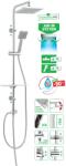 FERRO Amigo VerdeLine szögletes zuhanyrendszer fej- és kézizuhannyal