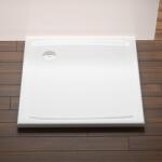 RAVAK Perseus Pro Flat lapos, szögletes öntöttmárvány zuhanytálca 90x90 cm