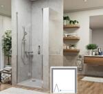 Niagara Wellness Lido 80x195 cm zuhanyajtó, középen összecsukható és falra hajtható