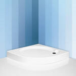 Roltechnik Roltechnik Project Line Dream-P 80x80 cm íves, önhordó akril zuhanytálca szifonnal