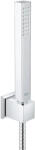 GROHE Euphoria Cube+ Stick zuhanyszett fali tartóval, 1 funkciós zuhanyfejjel 27889000