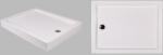 Wellis SMC 120x80x13, 5 cm magas, szögletes zuhanytálca csúszásgátló felülettel + szifon