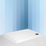 Roltechnik Rectan-M 90x120 cm szögletes, lapos, öntöttmárvány zuhanytálca, csúszásmentes felülettel