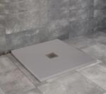 Radaway Kios C 80x80 cm szögletes, lapos, műmárvány zuhanytálca, 4 színben választható + ajándék szifonnal