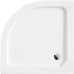 Besco Alex 90x90x5 cm íves, lapos, akril zuhanytálca - KÉSZLETSÖPRÉS