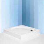 Roltechnik Roltechnik Project Line Aloha-P 90x90 cm szögletes, önhordó akril zuhanytálca szifonnal