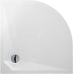 Roltechnik Marmo Neo 80x80 cm íves, öntöttmárvány zuhanytálca