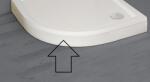 Radaway Paros A 90 cm zuhanytálca előlap